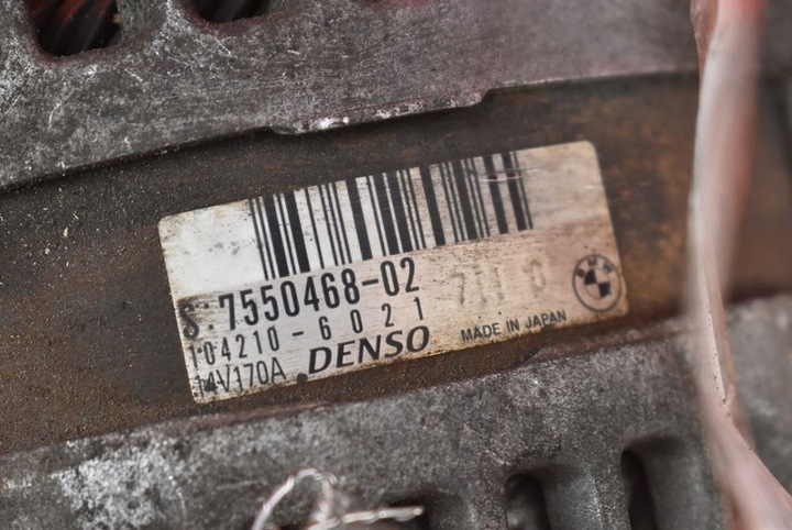 фото №6, Генератор 7550468 bmw e90 e91 2.0i 143 km 08-13