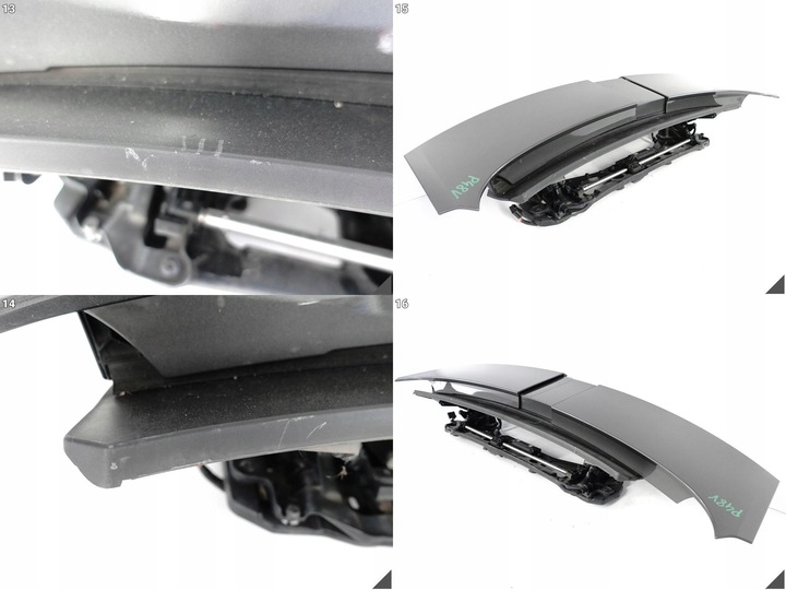 фото №11, Porsche panamera 971 turbo крышка механизм привод спойлер спойлер крыло зад