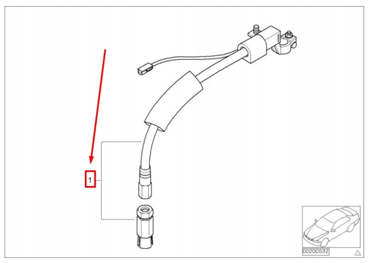 фото №7, Комплект ремонтний кабелі акумулятора bmw x5 e53 6908139 61126908139