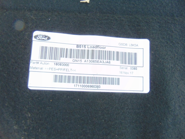 фото №6, Покриття  підлога багажника ford ecosport mk2 18r