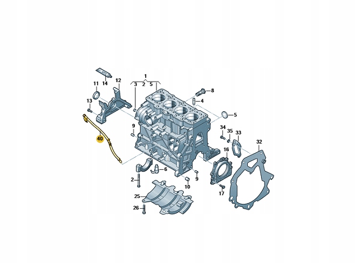 фото №12, Трубка направляющая na щуп уровня масла oem номер vw audi 03l103634g