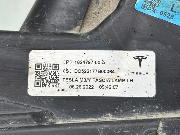 фото №10, Tesla модель 3 2017 ліва сторона світло протитуманне передні