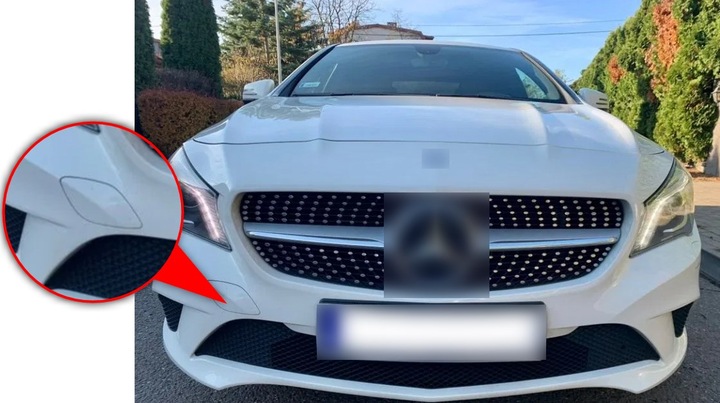 фото №2, Заглушка фаркоп перед бампера do mercedes cla w117