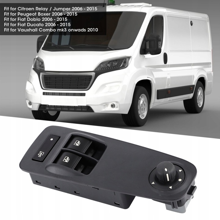 фото №7, Заменитель переключателя стёкла zasilającej master 735487423 для fiat doblo