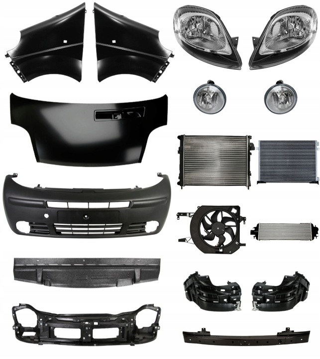 фото №1, Renault trafic 01-06 бампер pas капот крыло