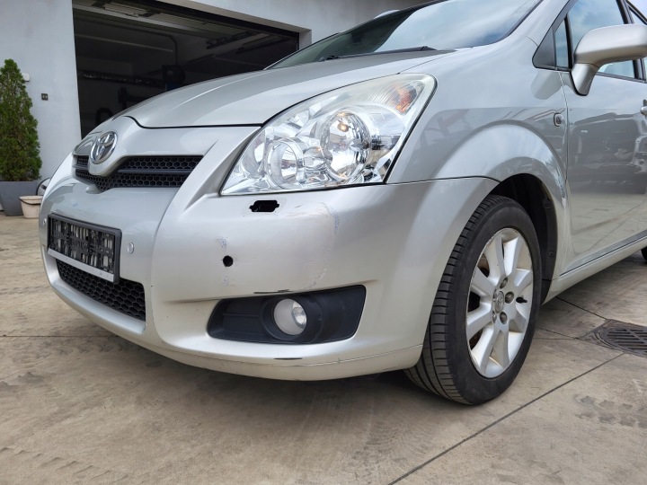 фото №6, Toyota corolla verso 06r 1c0 перед капот бампер фара крило передня панель