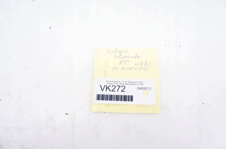 фото №7, Vk272 skoda superb iii ^ галоген бампера праве перед 3v0941700 ar