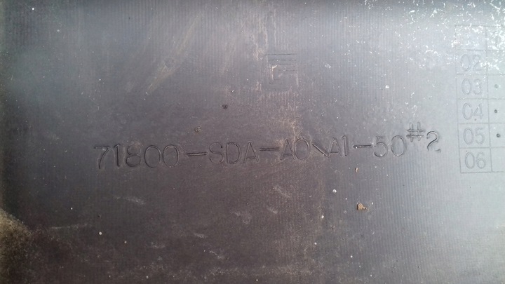 фото №14, Планка порогова ліва права комплект honda accord vii sedan usa 02-