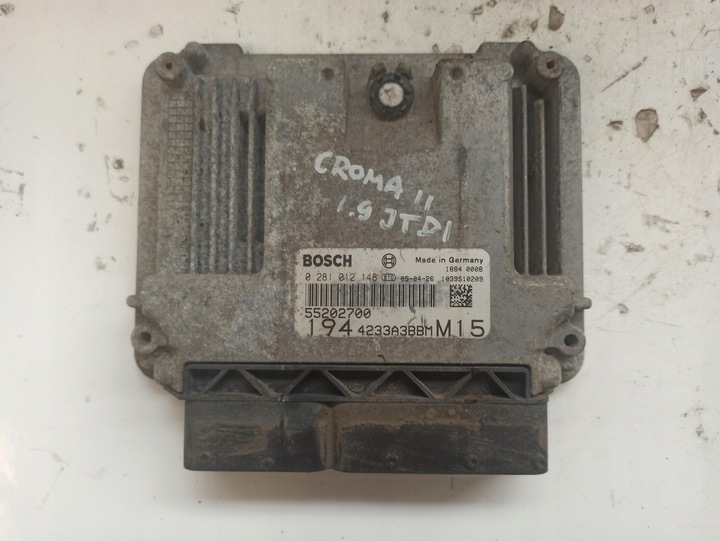фото №10, Fiat croma 2 ii 1.9 jtd блок керування комп'ютер 55202700 0281012148