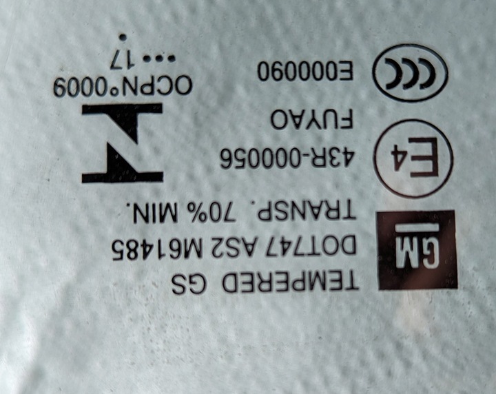 фото №4, Opel insignia b скло двері перед p з 2017 r.