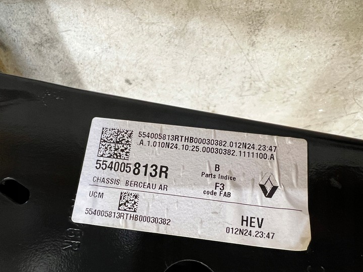 фото №13, Візок підрамник підвішування колиска зад 4контроль renault espace vi austral