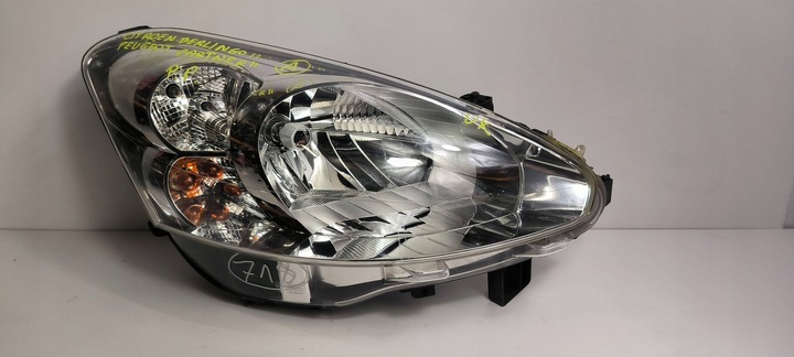 фото №8, Лампа правая передняя peugeot partner ii 9677202180 uk