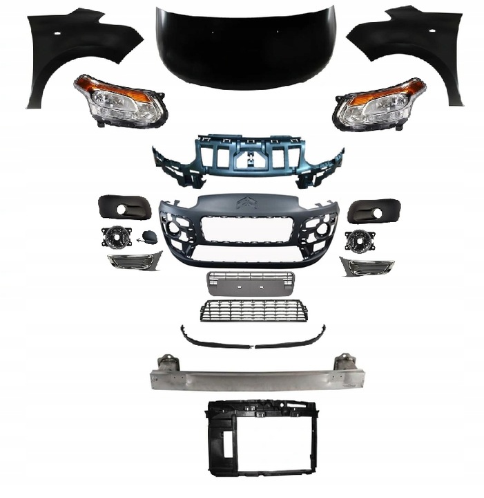фото №1, Citroen c3 picasso 2008+ комплектный перед капот pas