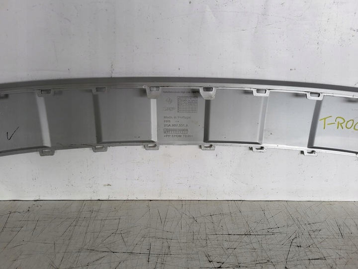 фото №10, Накладка бампера перед vw t-roc 17- 2ga