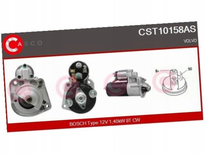 фото №2, Стартер casco cst10158as