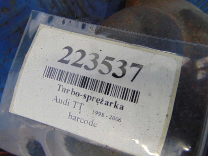 фото №7, Audi tt 1.8 20vt turbo-sprężarka 06a133607d