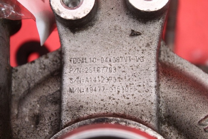 фото №7, Турбонагнетатель турбина z20d1 49477-01510 chevrolet cruze i 2.0 vcdi 163 km