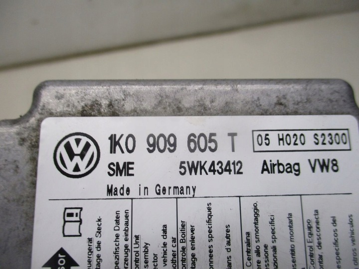 фото №6, Датчик air bag подушка skoda octavia ii