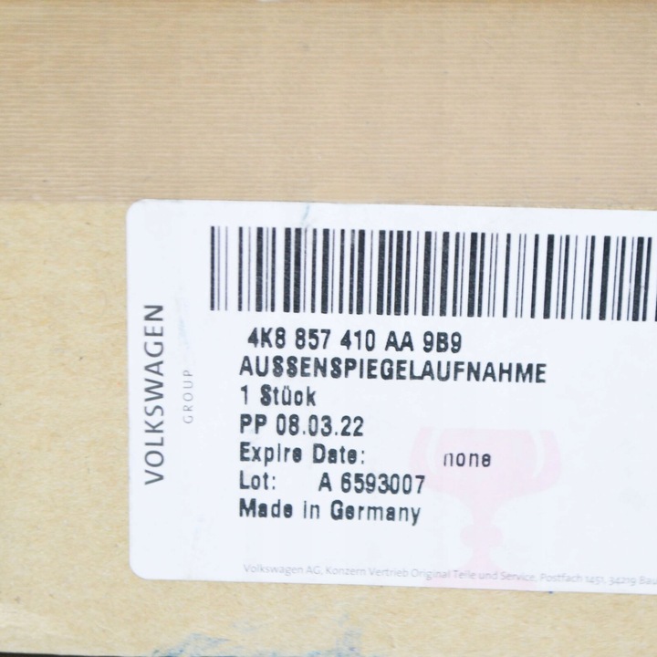 фото №9, New audi a7 sportback 4k правий сторона door wing mirror база 4k8857410aa9b9