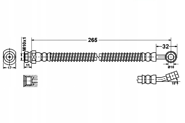 фото №1, Шланг гальмівний ate +подарунки