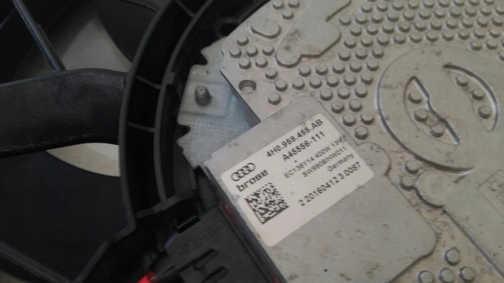 фото №9, Audi a8 4h корпус вентилятор 4h0121003m