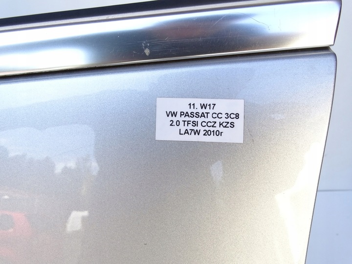 фото №15, Двері лівий перед ліві передні la7w vw passat cc 3c8 08-16r