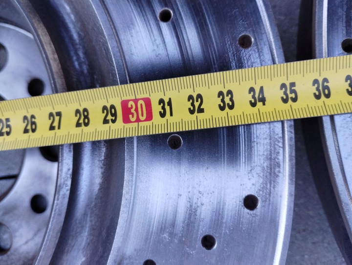 фото №10, Затискачі диски зад maserati quattroporte vi 350mm 20b67700