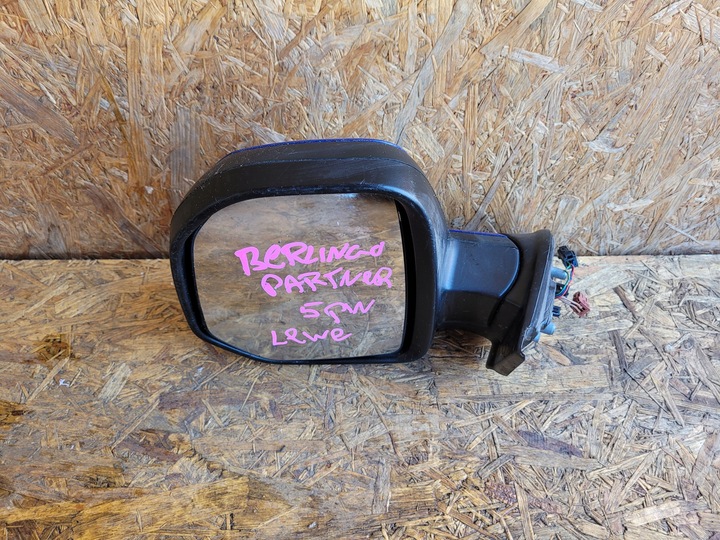 фото №1, Дзеркало зовнішні ліві citroen berlingo partner iii 5pin