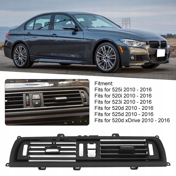 фото №6, Панель приладів автомобільний кондиціонер вентиляційна решітка радіатора центральний панель a1