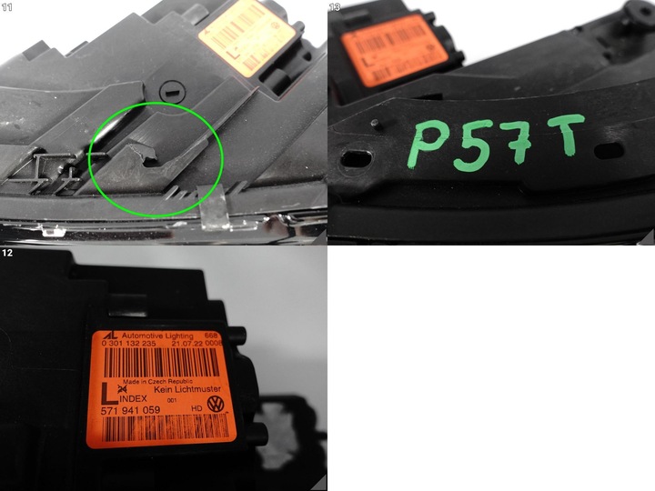 фото №12, Vw tiguan 571 iii поколение 24- лампа полный led левая перед европа +2xmoduł