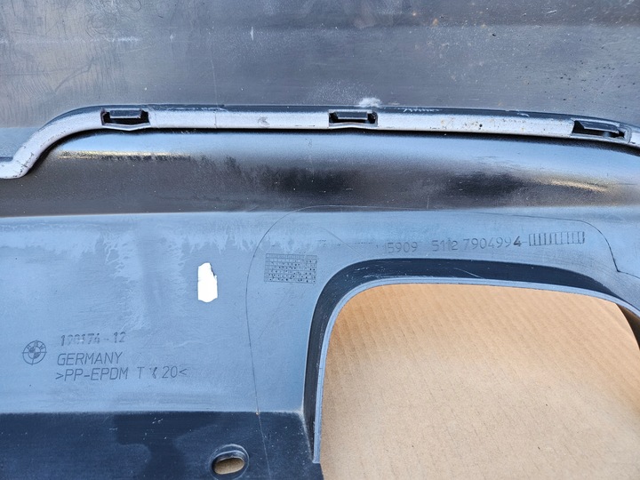 фото №14, Бампер зад bmw 5 f10 m набор 4 pdc минерально-серый b39 оригинальный