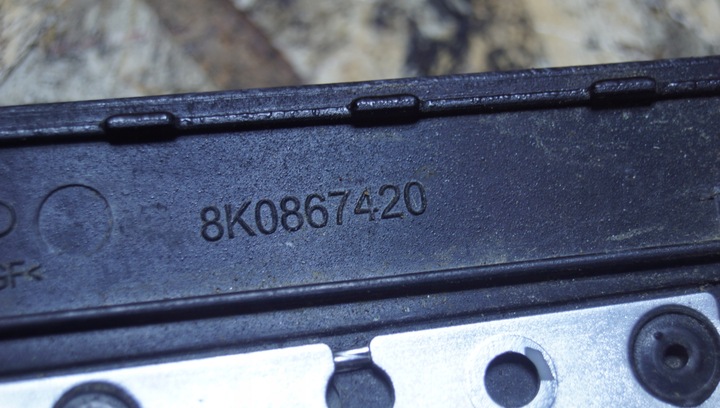 фото №10, Планка dekor двері обшивка правий зад audi a4 b8 8k0867420j