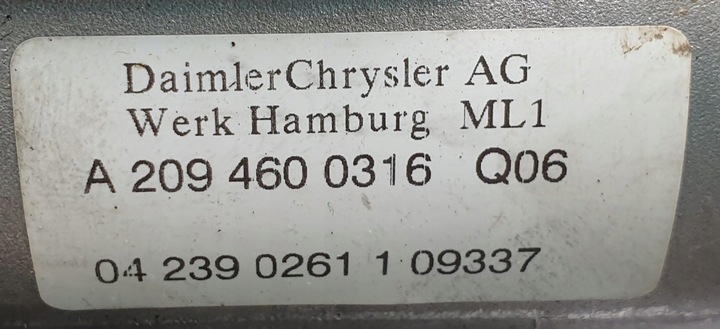 фото №5, Колонка рулевая электрический mercedes w209 a2094600316