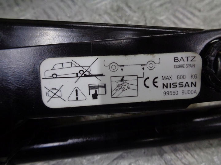 фото №6, Вкладка колёса запасного пенополистирол набор домкрат nissan note 1 i e11 2006-