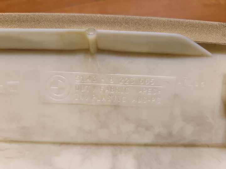 фото №11, Bmw 7 e65 e66 захист стійка a ліва перед бежева 8223665