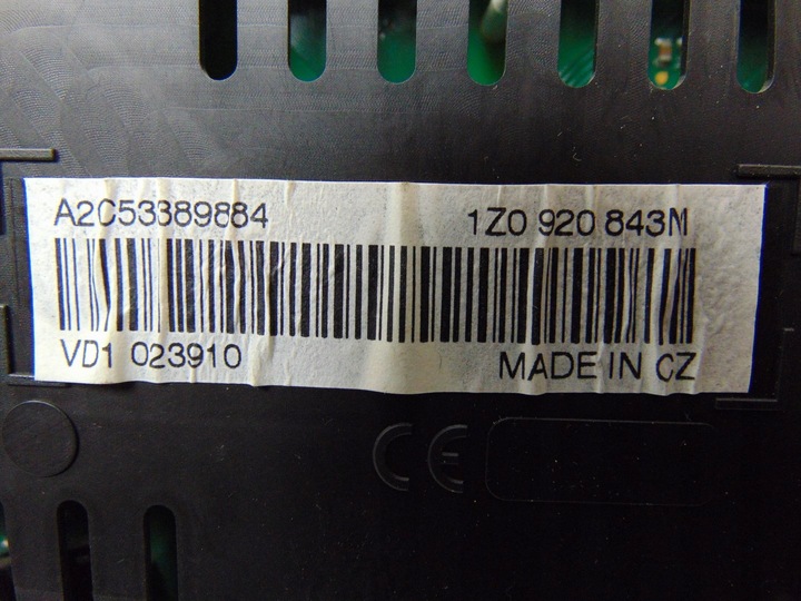 фото №12, Спидометр манометр skoda octavia ii рестайлинг 2.0 tdi 4x4 1z0920843m