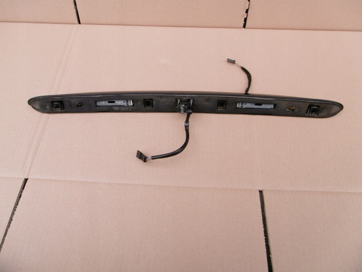 фото №10, Планка освещение номерного знака крышки e46 compact 2001-2003 дорестайлинг чёрный mat