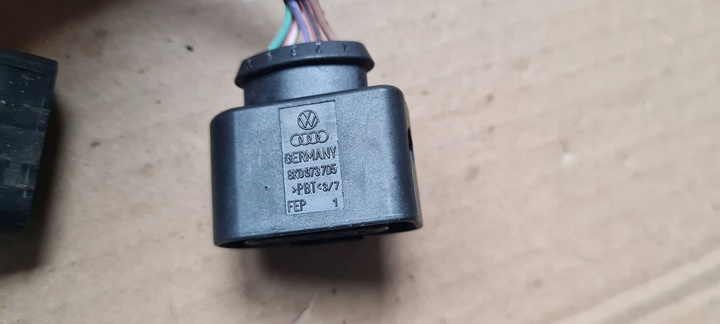 фото №8, Rs5 8w рестайлінг s5 a5 штекер роз'єм з'єднувач 6n0973805 8k0973705 rs4 b9 8w s4 q5