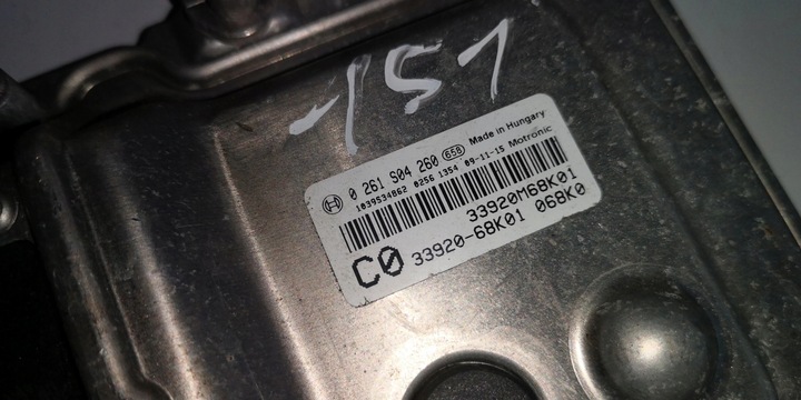 фото №8, Комп'ютер ecu nissan suzuki 0261s04260 33920-68k01