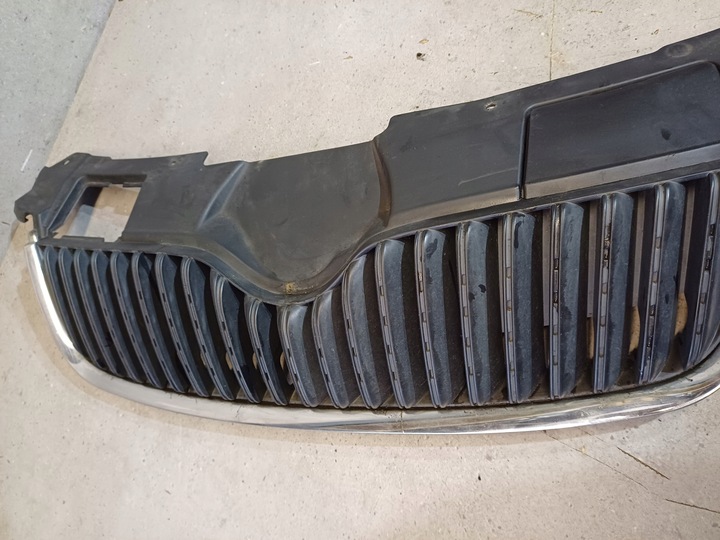 фото №10, Решітка решітка радіатора бампера перед skoda fabia 2 ii roomster nr. 5j0853668a