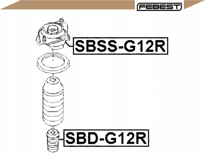 фото №3, Febest амортизатор subaru forester 2.0 awd sh