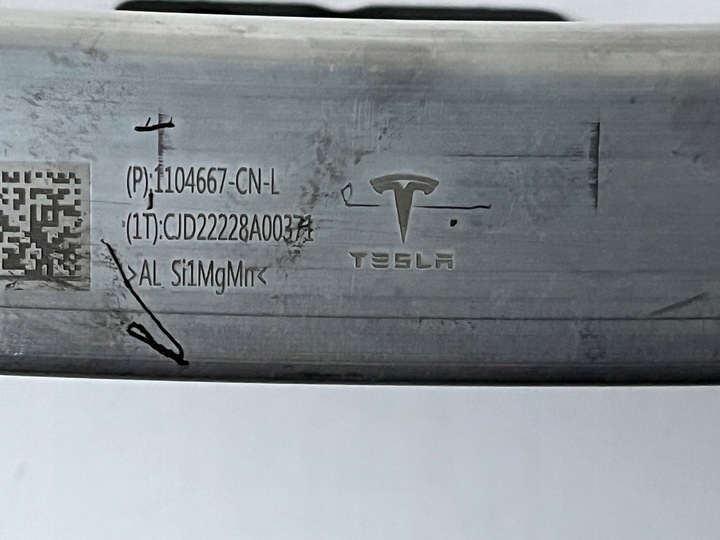 фото №11, Балка бампера перед передняя tesla 3 s