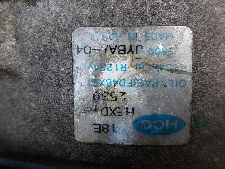 фото №7, Компрессор компрессор кондиционера hyundai santa fe iii 97701-1u500