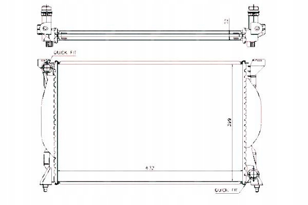 фото №2, Радіаторів води audi a4 b6 01-05 2.4