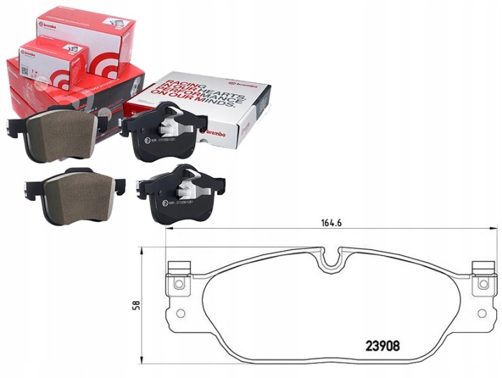 фото №15, Brembo p 36 021 комплект тормозные колодки тормозных, тормоза дисковые
