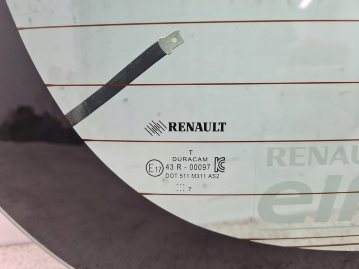 фото №3, Renault clio iv рестайлинг стекло крышки багажника hb