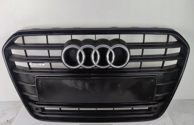 фото №5, Audi a6 c7 4g0 решётка радиатора решётка рамка хром рамка s-line 11-14r чёрный