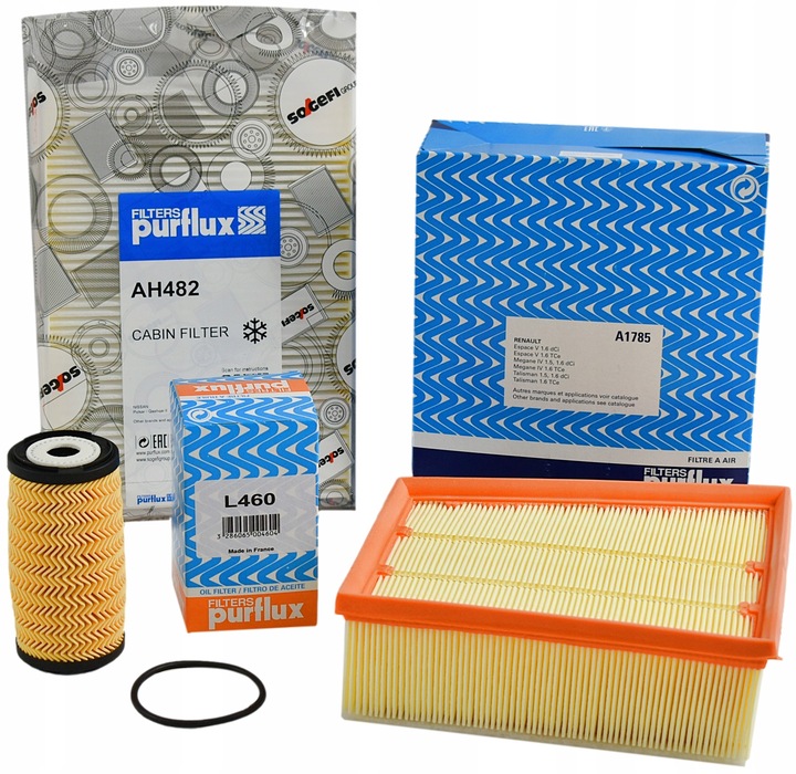 фото №1, Purflux набір фільтрів renault espace v 1.6 dci