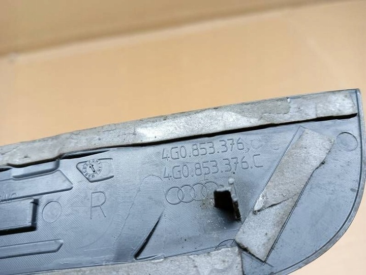 фото №6, Планка защита порога пороговая правые зад audi a6 c7 4g 4g0853376