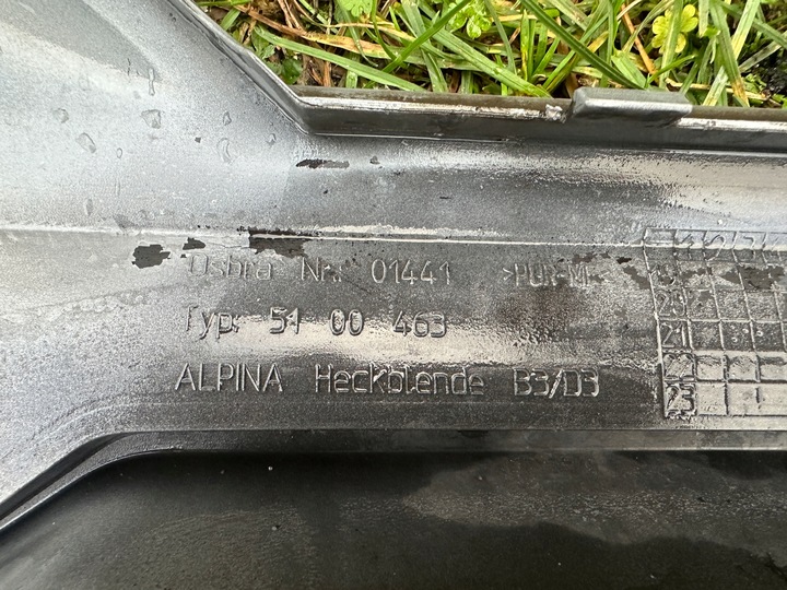 фото №7, Накладка бампера дифузор зад alpina d3 b3 bmw 3 g20 g21 5100463